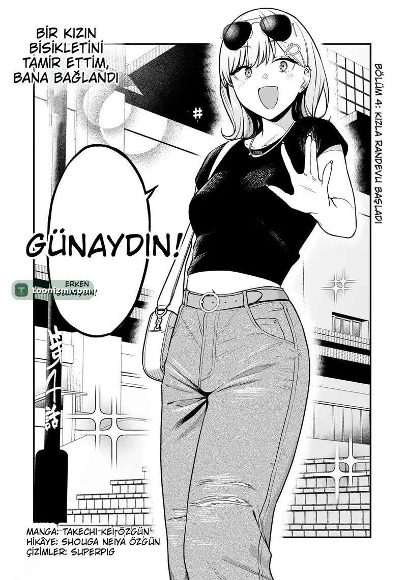 Gal no Jitensha o Naoshitara Natsukareta Bölüm 4 sayfa 3
