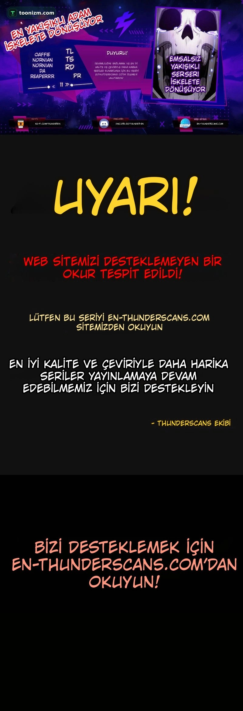 The Most Handsome Man Becomes a Skeleton Bölüm 11 sayfa 1