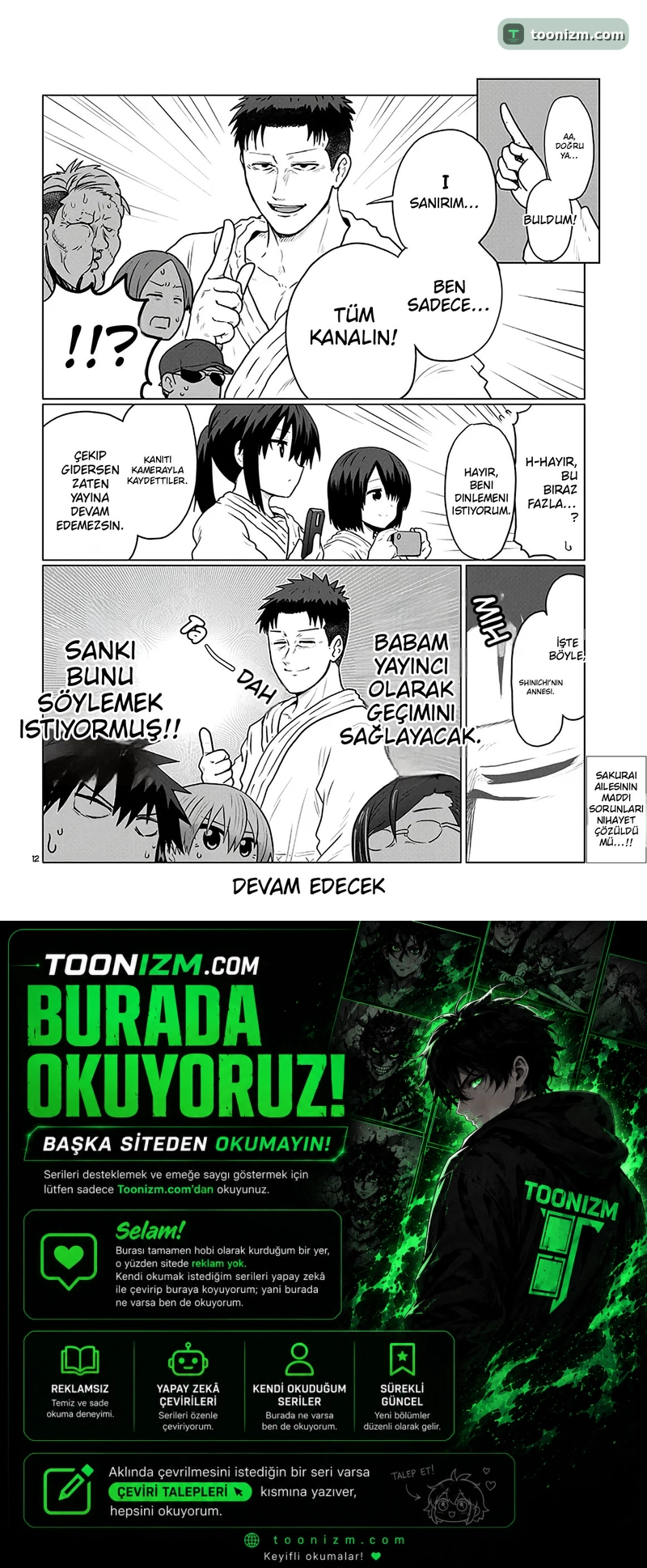 Uzaki-chan wa Asobitai! Bölüm 140 sayfa 12