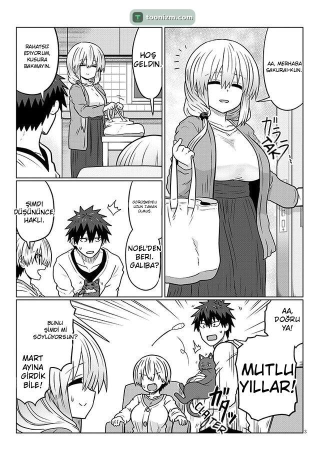 Uzaki-chan wa Asobitai! Bölüm 91.1 sayfa 3