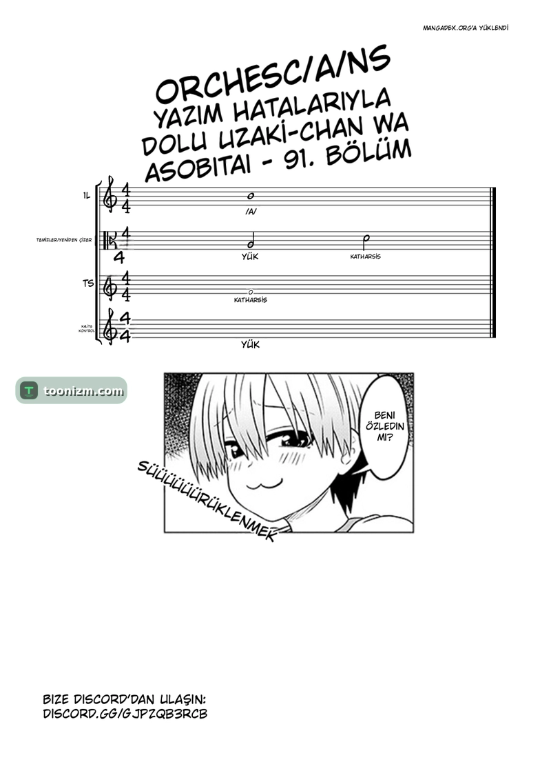 Uzaki-chan wa Asobitai! Bölüm 91.1 sayfa 8