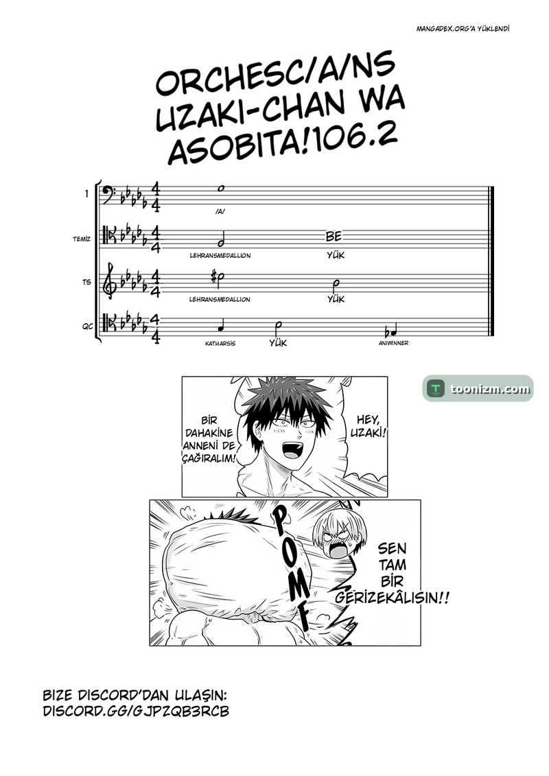 Uzaki-chan wa Asobitai! Bölüm 106.2 sayfa 9