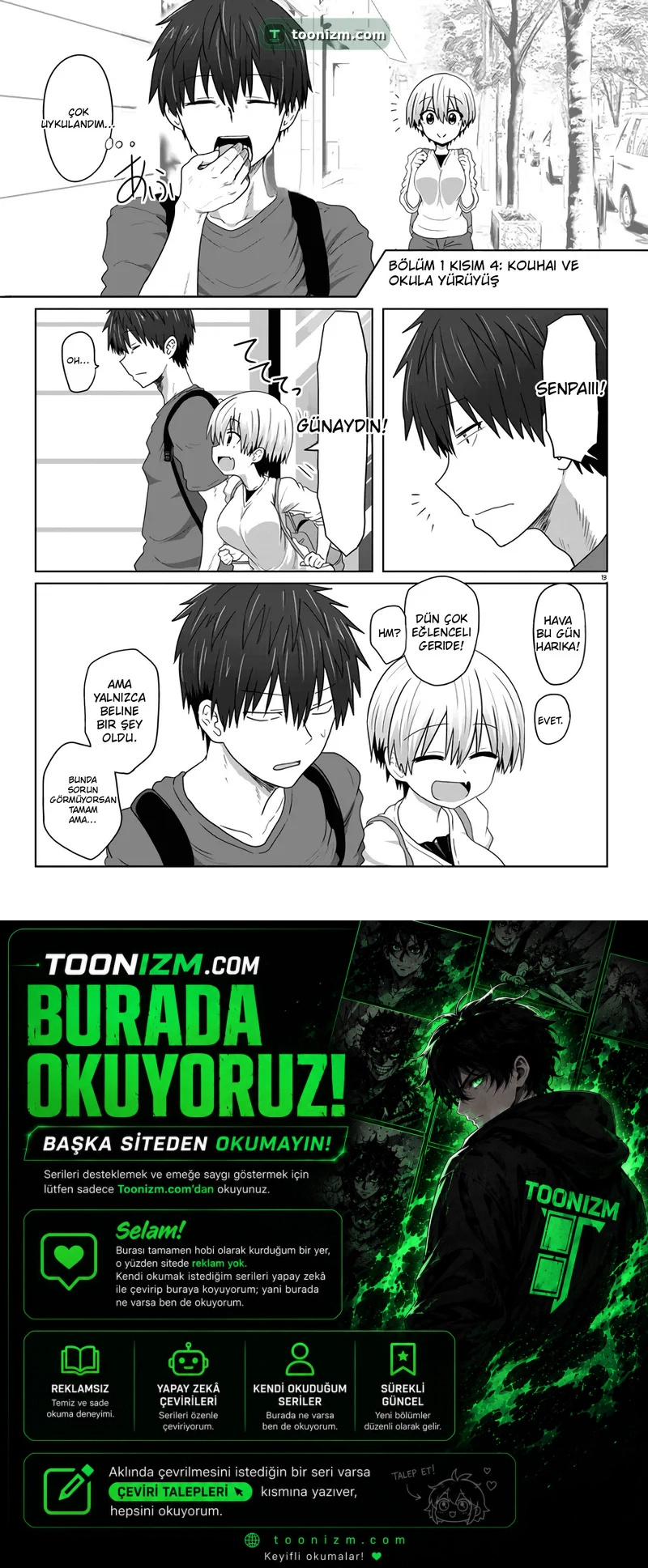 Uzaki-chan wa Asobitai! Bölüm 1.4 sayfa 1