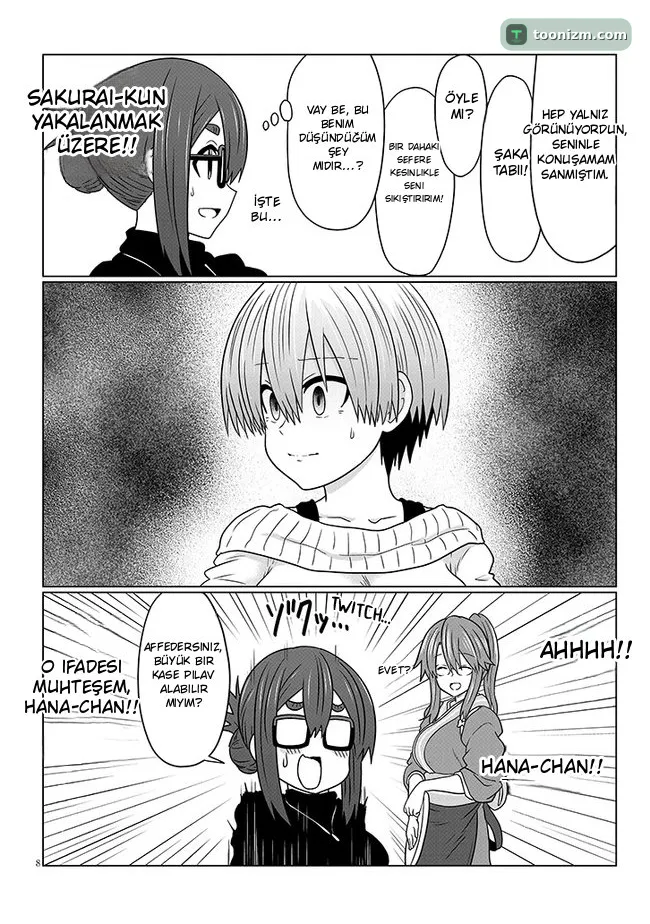 Uzaki-chan wa Asobitai! Bölüm 78 sayfa 8