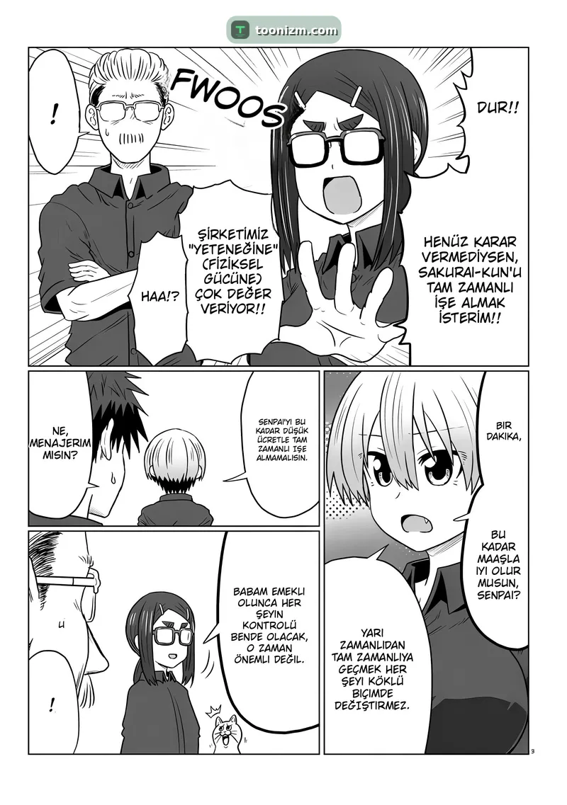 Uzaki-chan wa Asobitai! Bölüm 121 sayfa 3