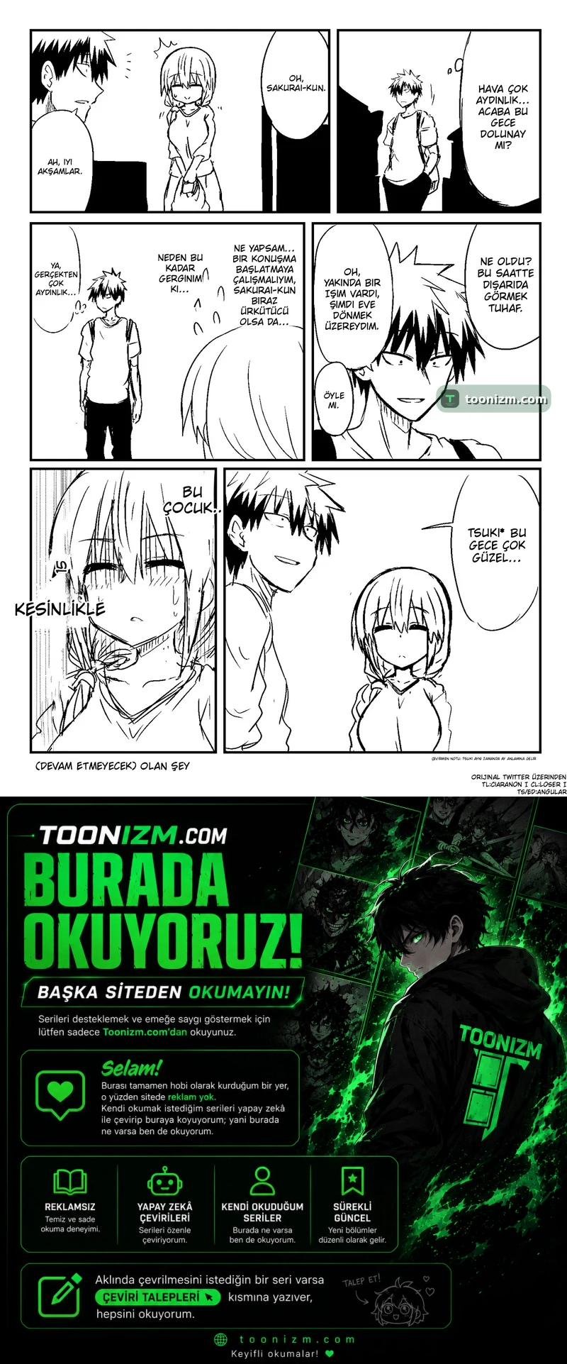 Uzaki-chan wa Asobitai! Bölüm 24.1 sayfa 1