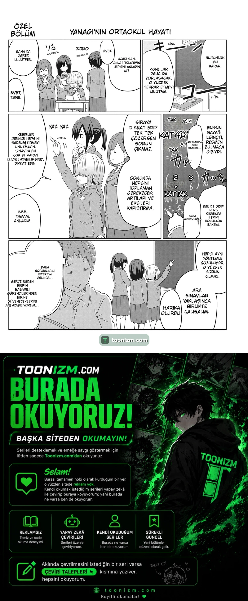 Uzaki-chan wa Asobitai! Bölüm 77.5 sayfa 8