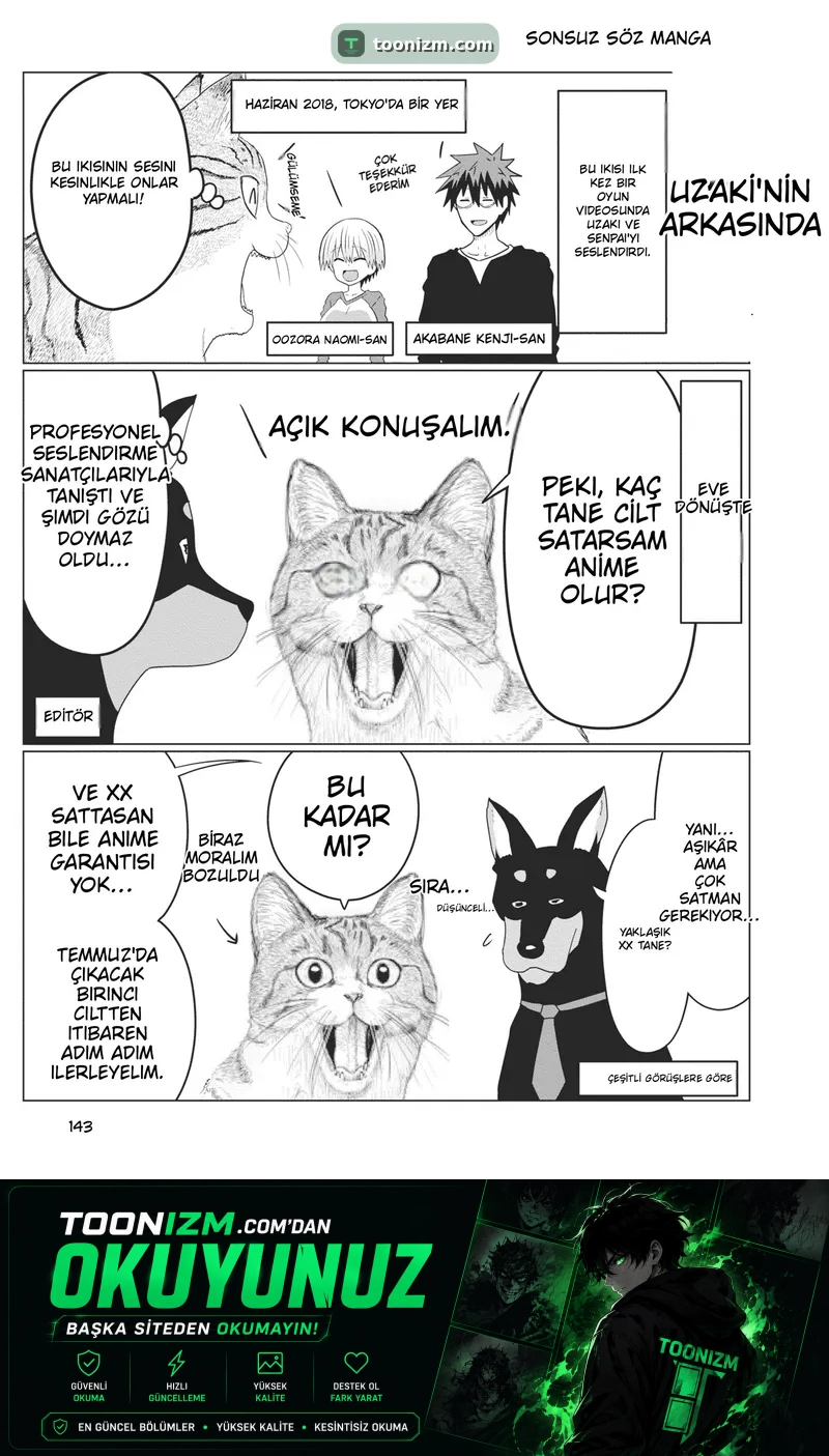 Uzaki-chan wa Asobitai! Bölüm 51.5 sayfa 14