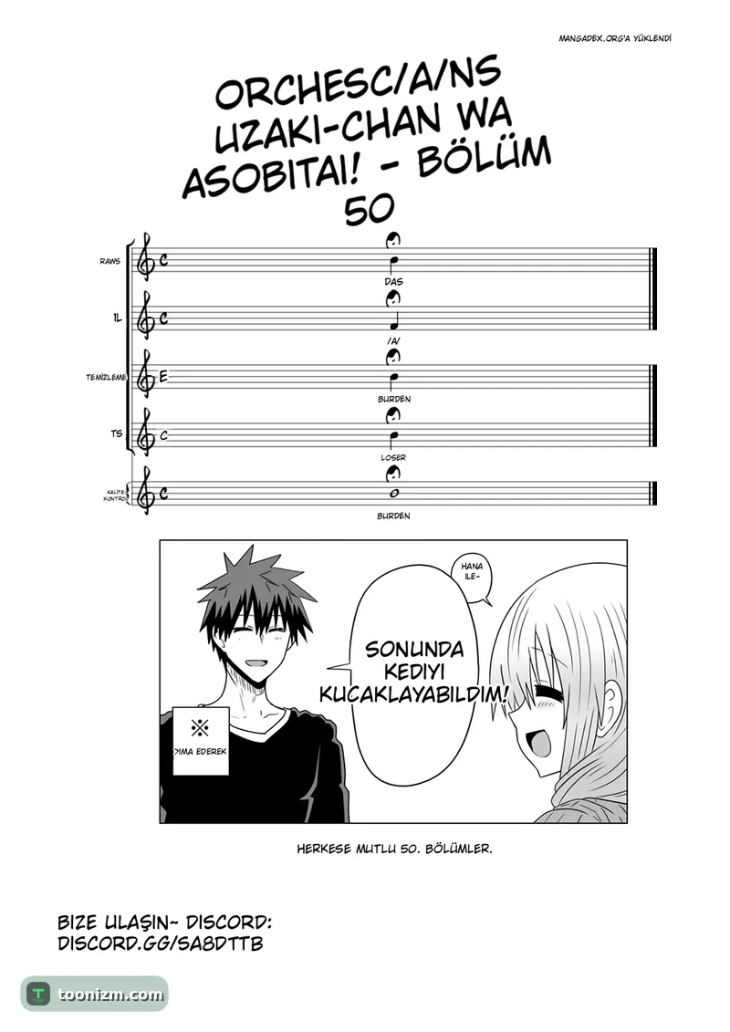 Uzaki-chan wa Asobitai! Bölüm 50 sayfa 15