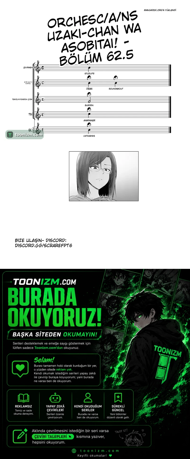 Uzaki-chan wa Asobitai! Bölüm 62.5 sayfa 3