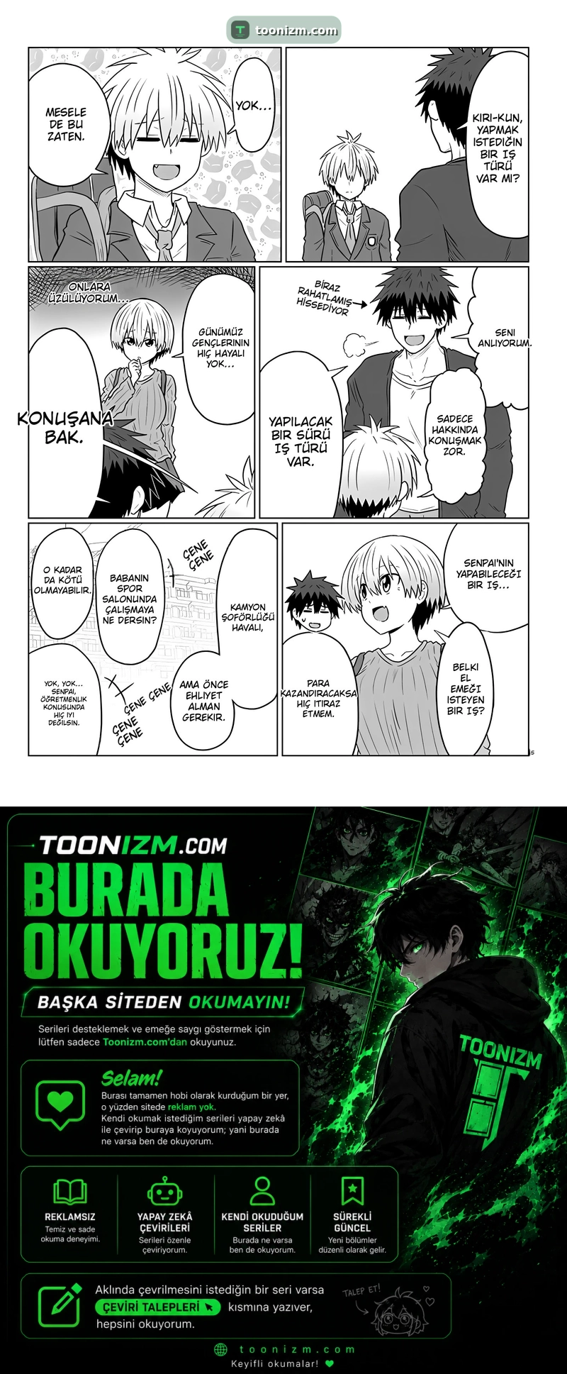 Uzaki-chan wa Asobitai! Bölüm 120 sayfa 5